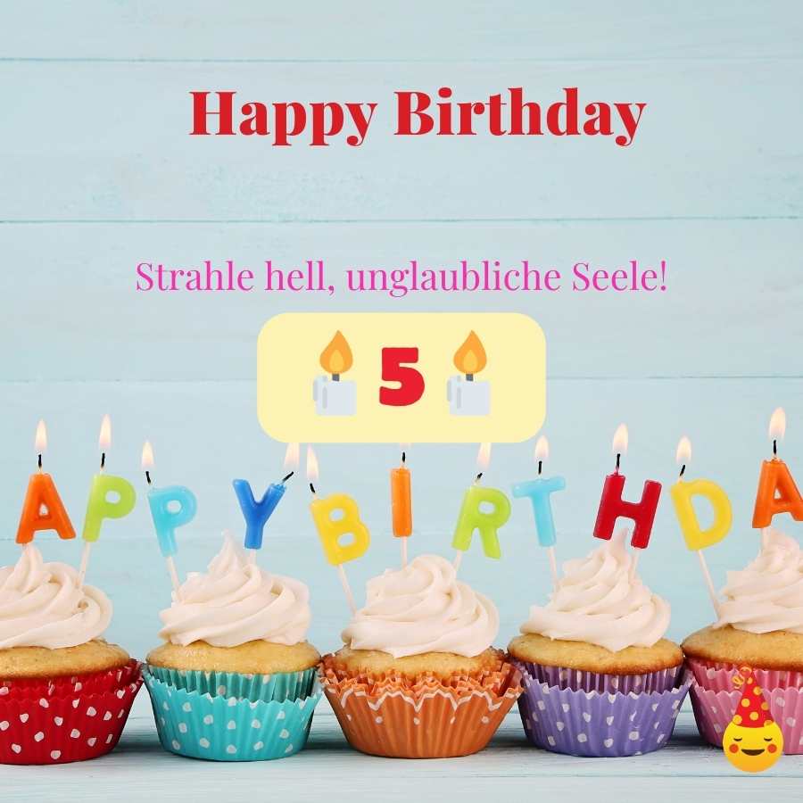 happy birthday 5 years