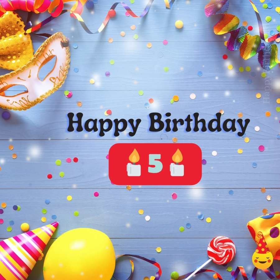 happy 5th birthday to my son