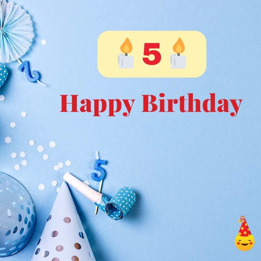 happy birthday 5 jahre junge