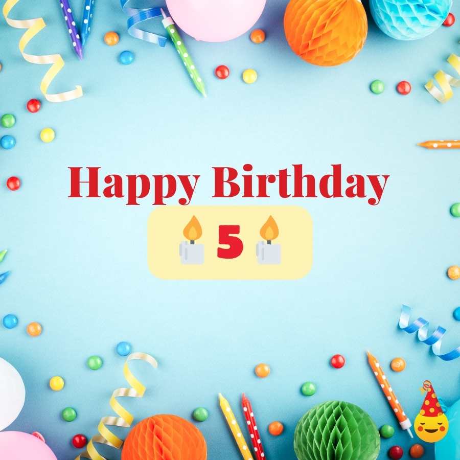 happy birthday 5 jahre