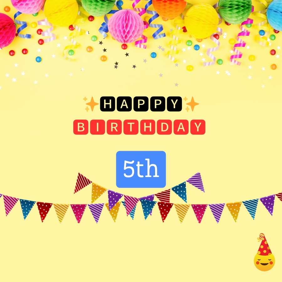 5th birthday images
