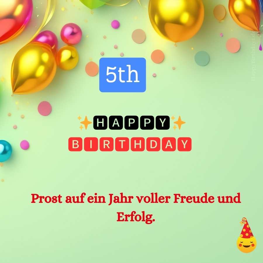 5th birthday wishes for my son