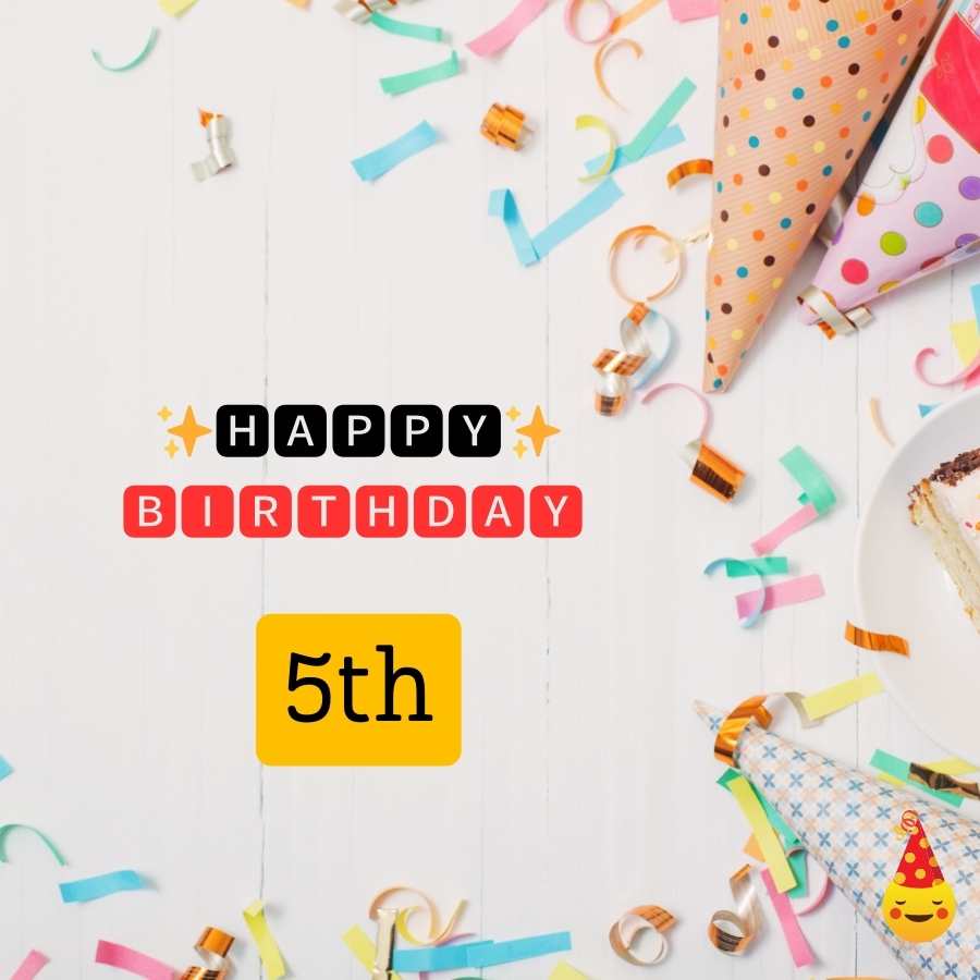 happy 5th birthday boy