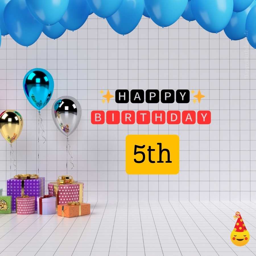 5th birthday wishes for my son