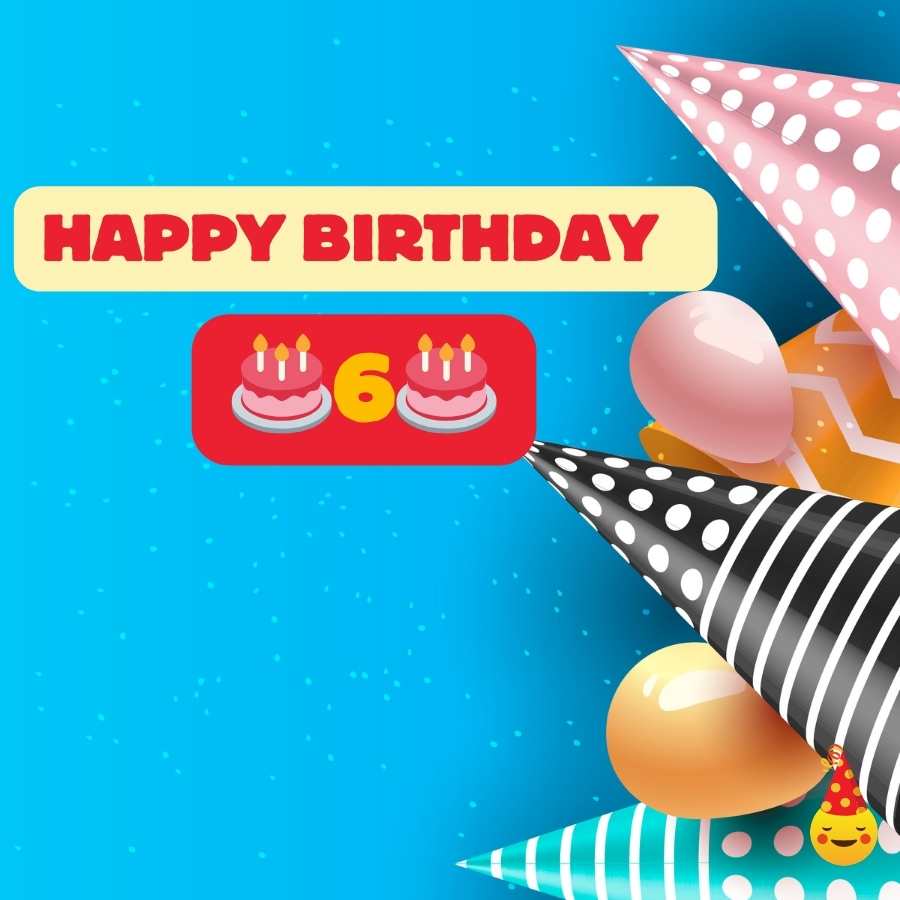 birthday wishes for 6 years old son