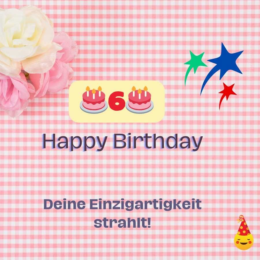 birthday wishes for 6 year girl