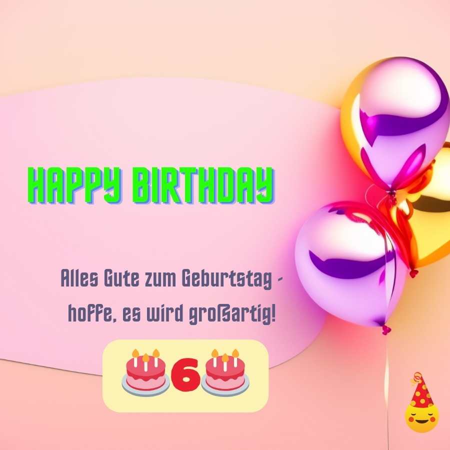 happy birthday 6 years old boy