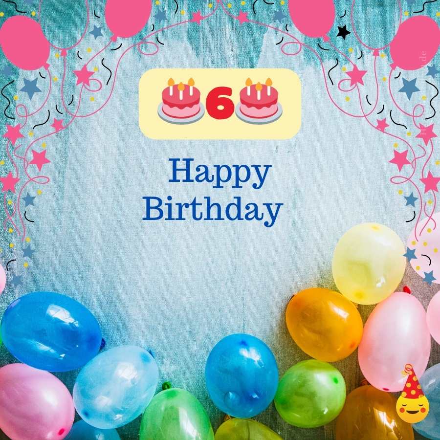 happy birthday 6 year old girl