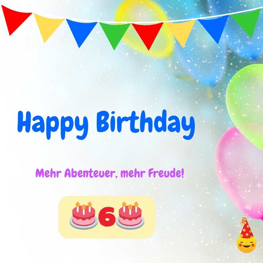 birthday wishes 6 year old daughter
