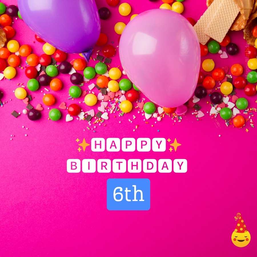 happy 6th birthday girl