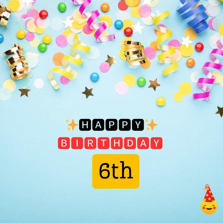 happy birthday 6 mädchen
